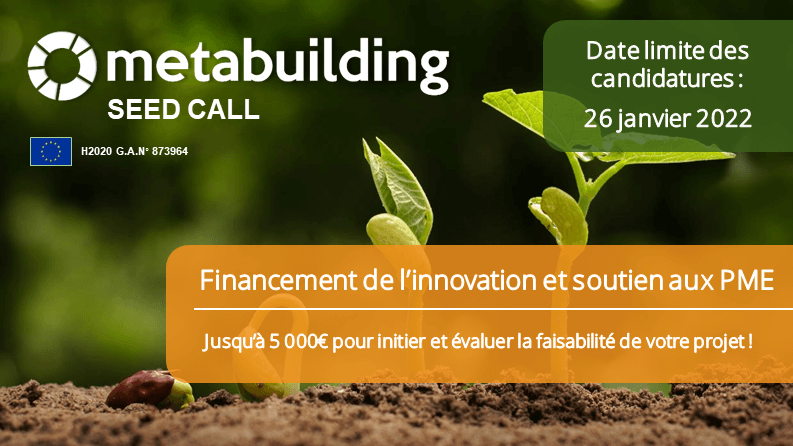 METABUILDING : PME, bénéficiez de 5000€ pour initier un projet innovant