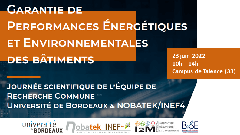 [ Evénement ] Garantie de performance énergétique et environnementale des bâtiments