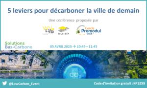 [ Evènement Solutions Bas-Carbone ] Conférence 