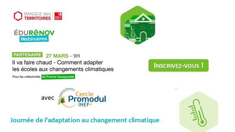 Webinaire « Comment adapter les écoles aux changements climatiques ? »